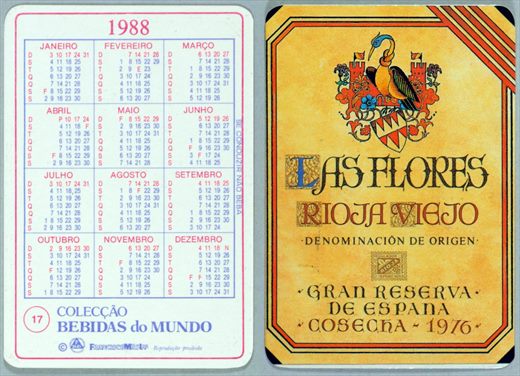 Coleccao Bebidas do Mundo 017 1988
