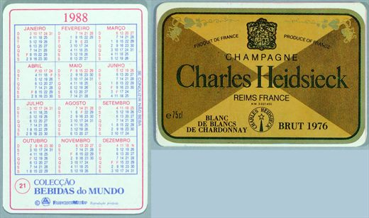 Coleccao Bebidas do Mundo 021 1988