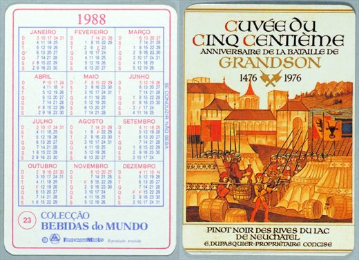 Coleccao Bebidas do Mundo 023 1988