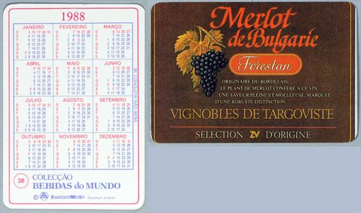 Coleccao Bebidas do Mundo 038 1988