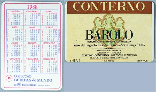 Coleccao Bebidas do Mundo 043 1988