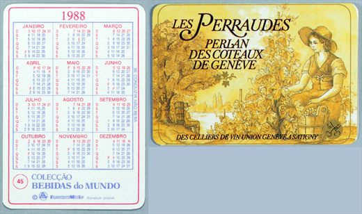 Coleccao Bebidas do Mundo 045 1988