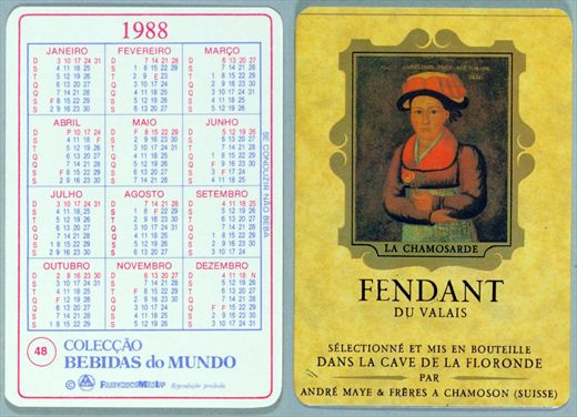Coleccao Bebidas do Mundo 048 1988