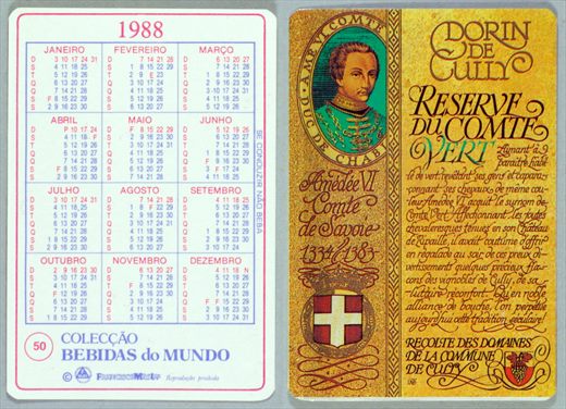 Coleccao Bebidas do Mundo 050 1988