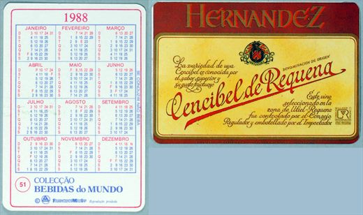 Coleccao Bebidas do Mundo 051 1988