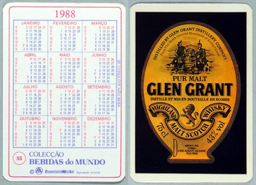 Coleccao Bebidas do Mundo 055 1988