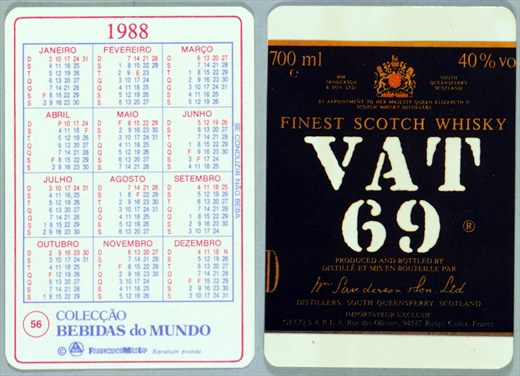 Coleccao Bebidas do Mundo 056 1988