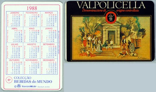 Coleccao Bebidas do Mundo 057 1988