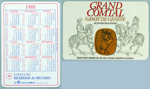 Coleccao Bebidas do Mundo 058 1988