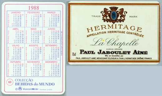 Coleccao Bebidas do Mundo 063 1988