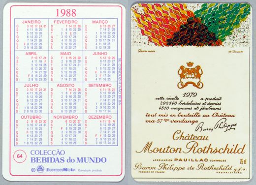 Coleccao Bebidas do Mundo 064 1988