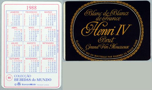 Coleccao Bebidas do Mundo 065 1988