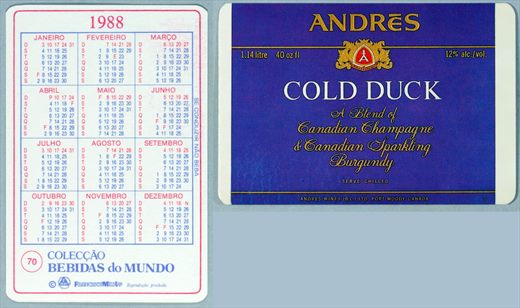 Coleccao Bebidas do Mundo 070 1988