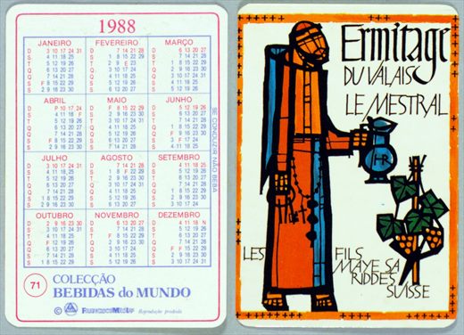Coleccao Bebidas do Mundo 071 1988