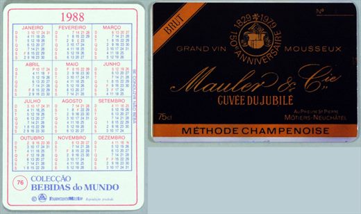 Coleccao Bebidas do Mundo 076 1988