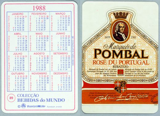 Coleccao Bebidas do Mundo 089 1988