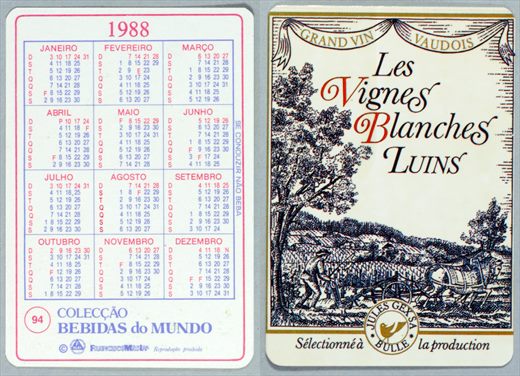 Coleccao Bebidas do Mundo 094 1988