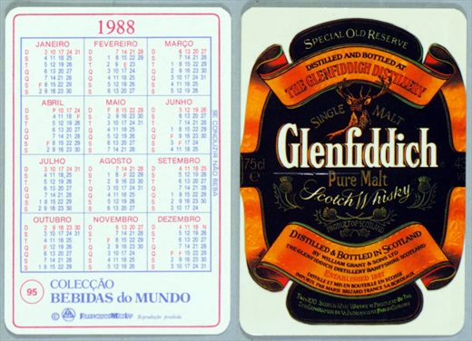 Coleccao Bebidas do Mundo 095 1988