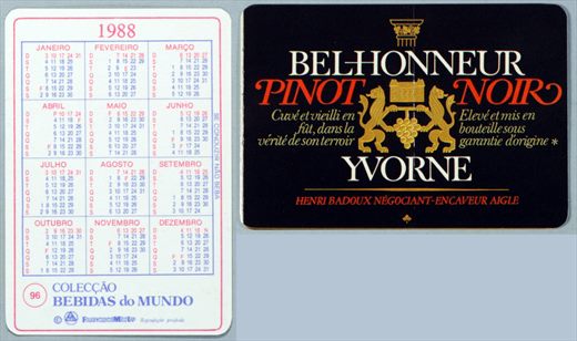 Coleccao Bebidas do Mundo 096 1988