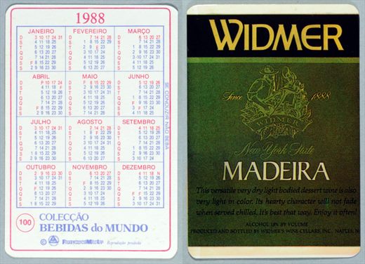 Coleccao Bebidas do Mundo 100 1988