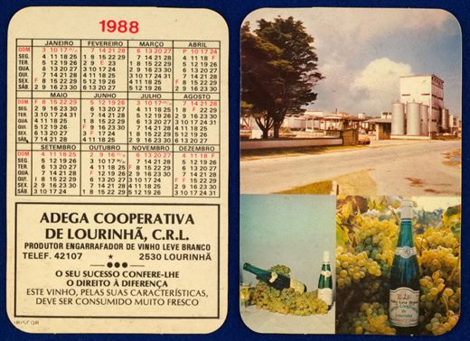 Adega Cooperativa de Lourinha 1988
