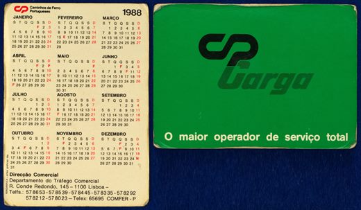 Caminhos de Ferro Portugueses - CP Carga 1988