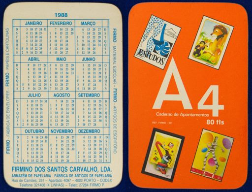 Firmino dos Santos Carvalha - A4 laranja 1988