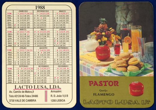Lacto Lusa - Pastor queijo Flamengo 1988