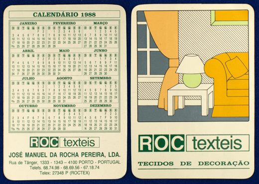 ROC Texteis de Jose Manuel da Rocha Pereira 1988
