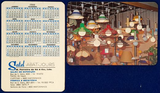 Satel Abat-jours de M. Ferreira de Sa e Ca. 1988