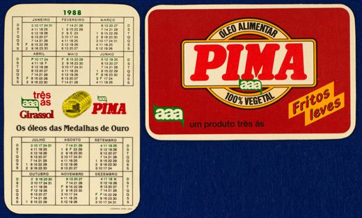 tres as - PIMA fritos leves 1988