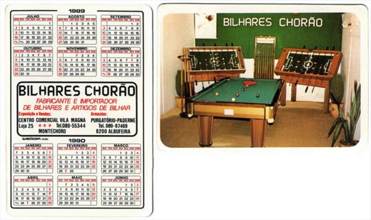 Bilhares Chorao 1989-1990