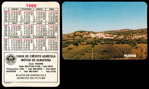 Caixa de Credito Agricola Mutuo de Albufeira - Paderne 1989