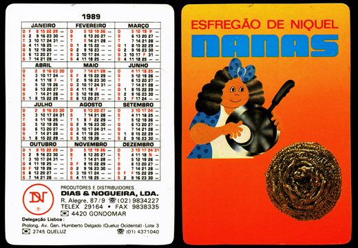 Dias e Nogueira - Esfregao de niquel Nanas 1989
