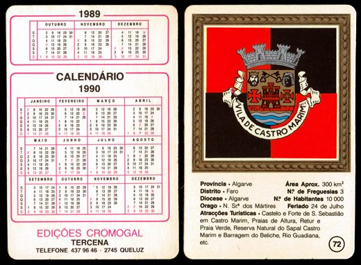 Edicoes Cromagal - Vila de Castro Marim 1989-1990