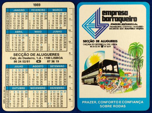 Empresa Barraqueiro de Joaquim Jeronimo, 1989