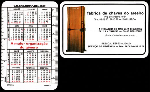 Fabrica de chaves do areeiro 1989