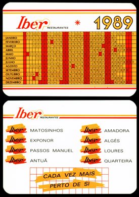 Iber Restaurantes 1989