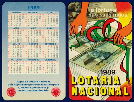 Lotaria Nacional 1 1989