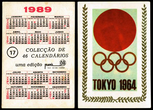 Manil - Coleccao de 46 calendarios 17 1989