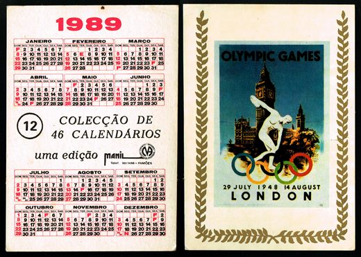 Manil 12 - Cartaz Olympic Games 1948 1989