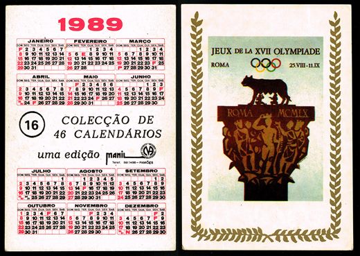 Manil 16 - Cartaz Olympic Games Roma 1989