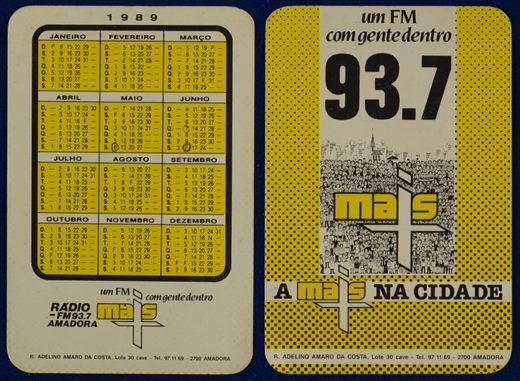 Radio FM 93.7 Amadora 1989