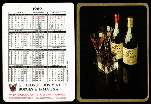 Sociedade dos Vinhos Borges e Irmao 1989 3