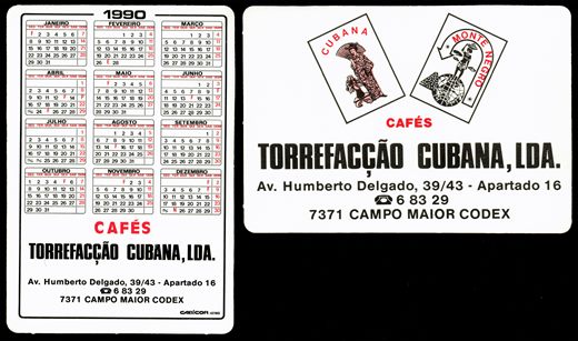 Cafes Torrefaccao Cubana 1990