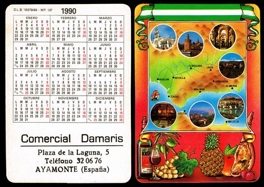Comercial Damaris 137 1990