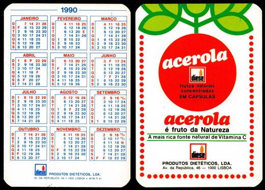 Diese Produtos Dieteticos - acerola 1990