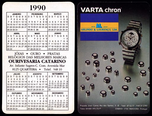 Ourivesaria Catarino - Varta 1990