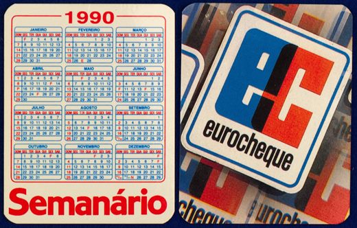 Semanario - eurocheque 1990