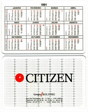 Citizen - Grupo Kolinski-1991